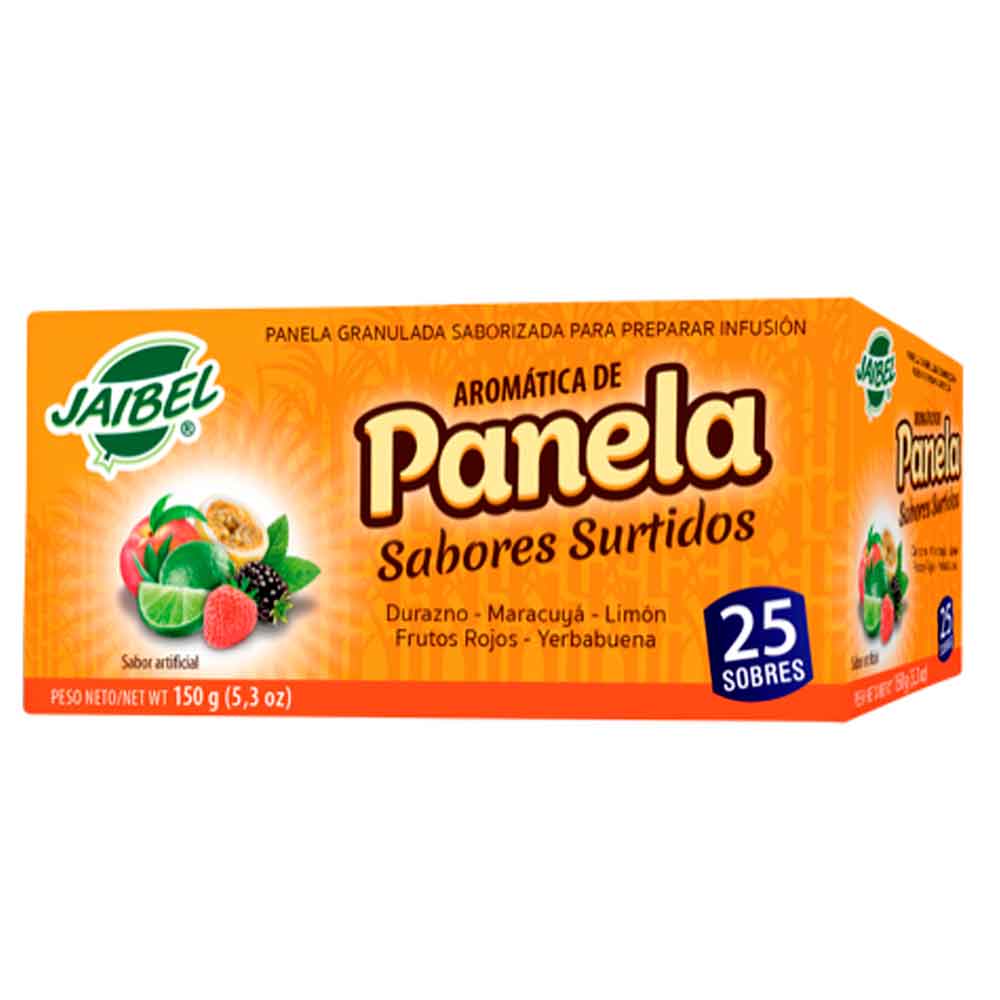 AROMATICA JAIBEL PANELA CAJA *25SOBRES