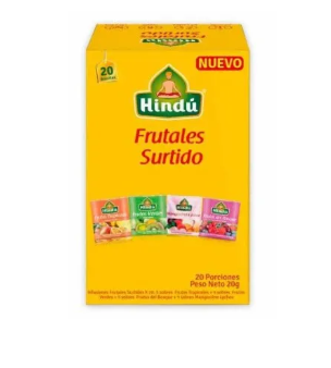 AROMATICA HINDU FRUTAL SURTIDA CAJA *20SOBRES