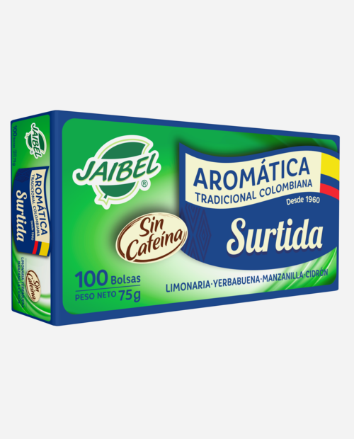 AROMATICA JAIBEL TRADICIONAL SURTIDA CAJA *100SOBRES