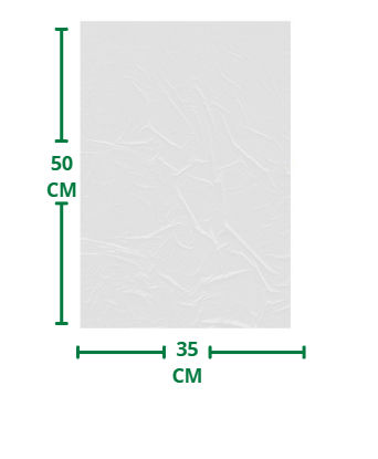 BOLSA PLASTICA BLANCA 35*50CM