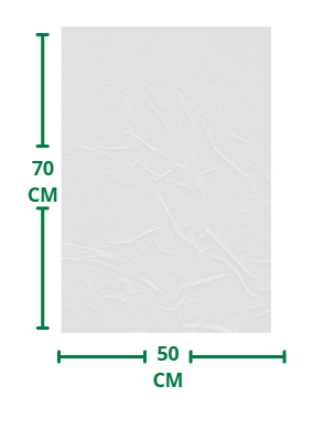 BOLSA PLASTICA BLANCA 50*70CM