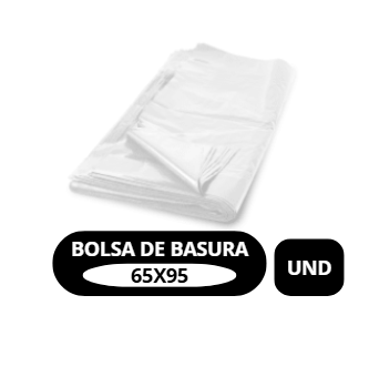 BOLSA PLASTICA BLANCA 65*95CM