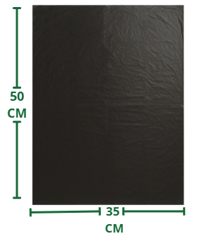 BOLSA PLASTICA NEGRA 35*50CM