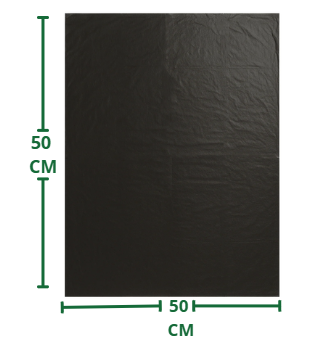 BOLSA PLASTICA NEGRA 50*50CM