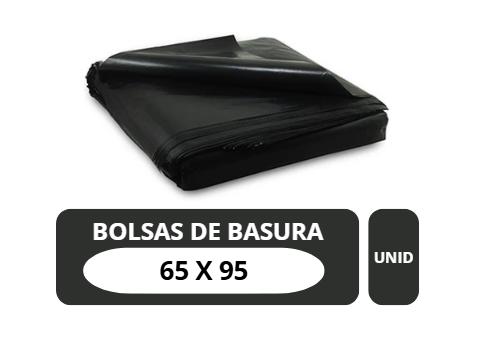 BOLSA PLASTICA NEGRA 65*95CM