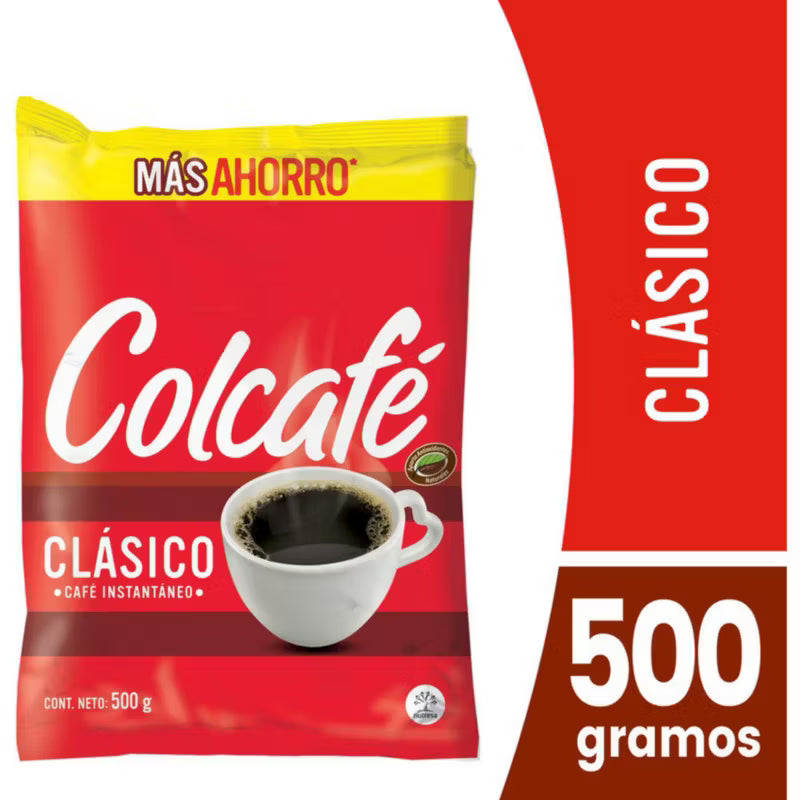 CAFE INSTANTANEO COLCAFE CLASICO BOLSA *500GR