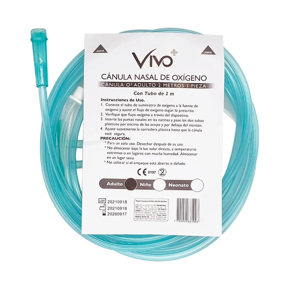 CANULA NASAL ADULTO 2MT