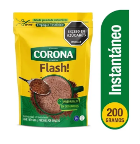 CHOCOLATE EN POLVO CORONA FLASH *200GR