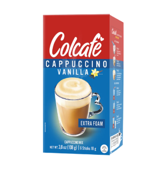 COLCAFE CAPUCCINO VAINILLA CAJA *6 STICKS