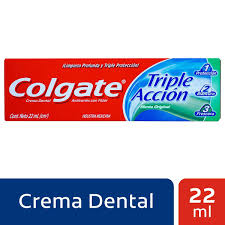 CREMA DENTAL COLGATE TRIPLE ACCION TUBO 22ML