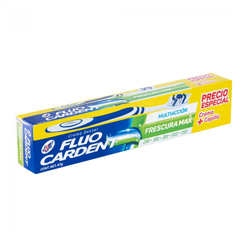CREMA DENTAL FLUOCARDENT *67GR/50ML PROMOCION+ CEPILLO