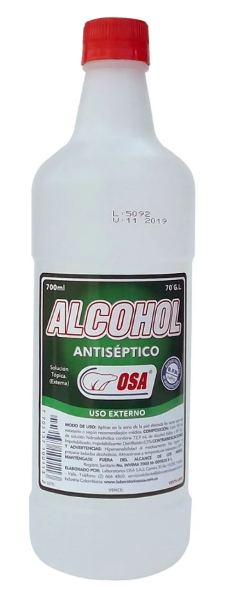 ALCOHOL ANTISEPTICO AL 70% 700ML
