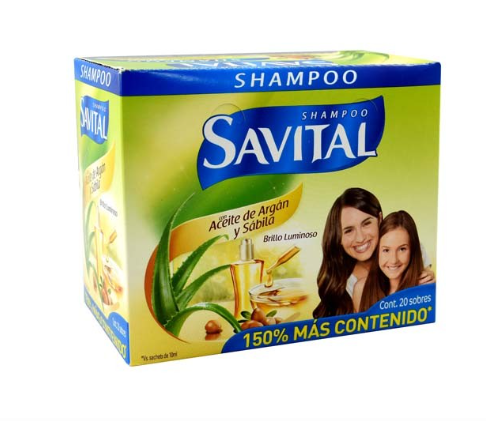 SHAMPU SAVITAL SOBRE CAJA *20 UND
