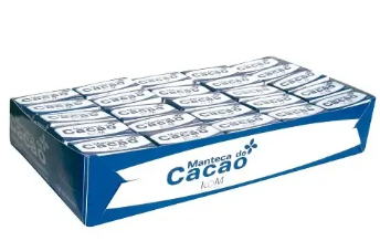 MANTECA DE CACAO CAJA *100UND