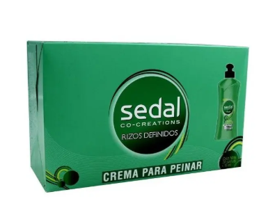 CREMA DE PEINAR SEDAL CAJA *12 SOBRES DE *40CC