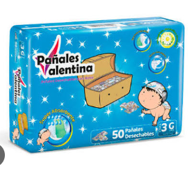 PAÑAL VALENTINA ETAPA 3 PACA *50UND