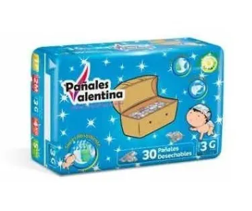 PAÑAL VALENTINA ETAPA 3 PACA *30UND