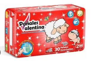 PAÑAL VALENTINA ETAPA 2 PACA *30UND