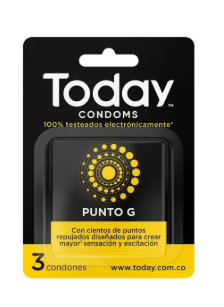 TODAY CONDONES CAJA PUNTO G CAJA *3UND
