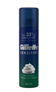 ESPUMA DE AFEITAR GILLETE FRASCO 57ML