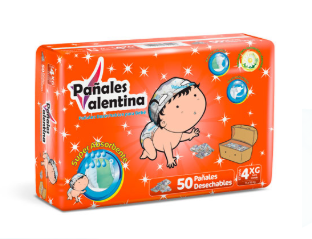 PAÑAL VALENTINA ETAPA 5 PACA *50UND