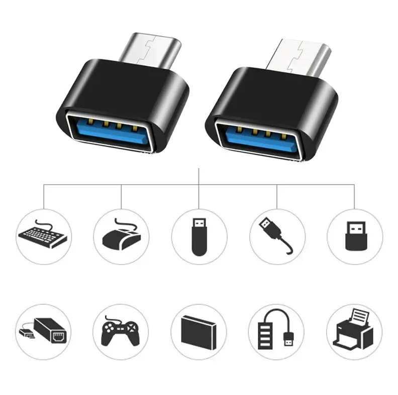 ADAPTADOR-CONVERTIDOR USB HEMBRA A A TIPO C MACHO