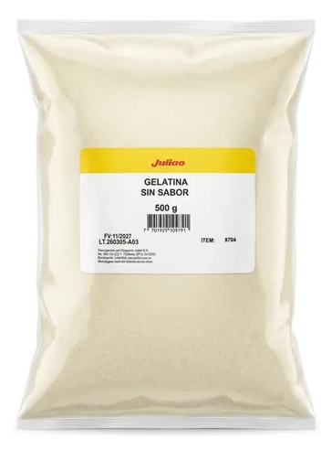 GELATINA SIN SABOR *500GR