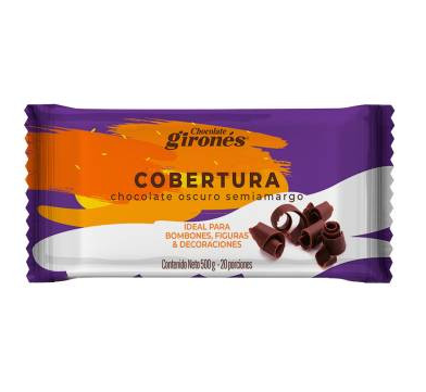 COBERTURA DE CHOCOLATE NEGRO *500GR