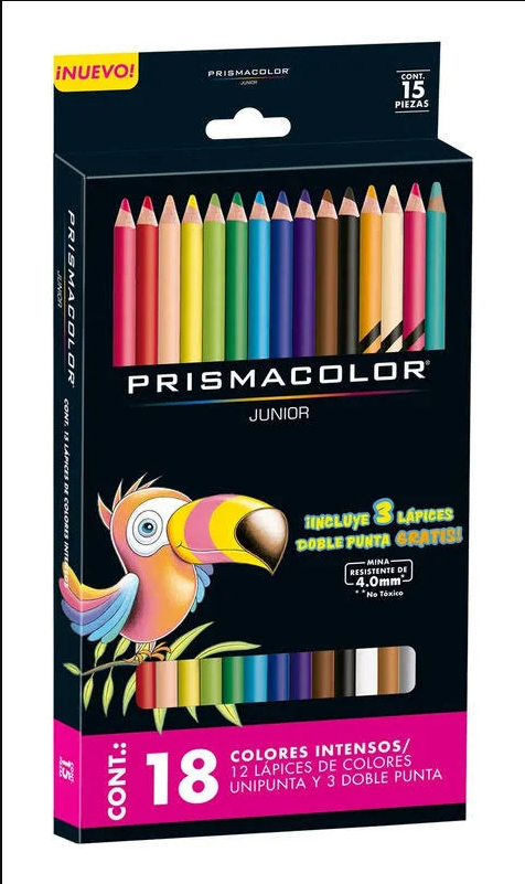 COLORES PRISMACOLOR UNIPUNTA X15UND + 3UND
