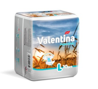 PAÑAL ADULTO VALENTINA PACA *10UND TALLA L