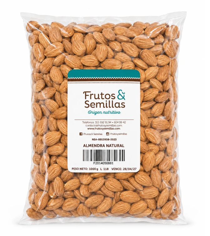 ALMENDRA NATURAL *1,000GR