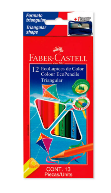 COLORES FABER CASTELL CAJA *12UND