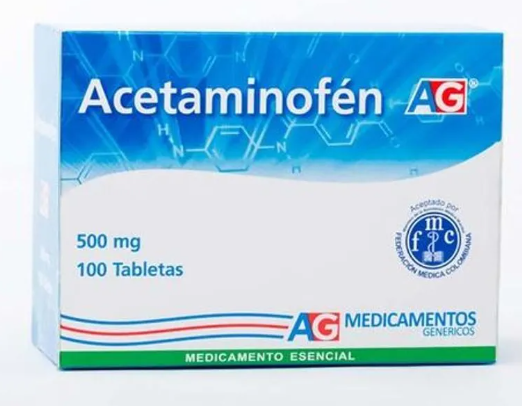 ACETAMINOFEM *500MG CAJA *100UND
