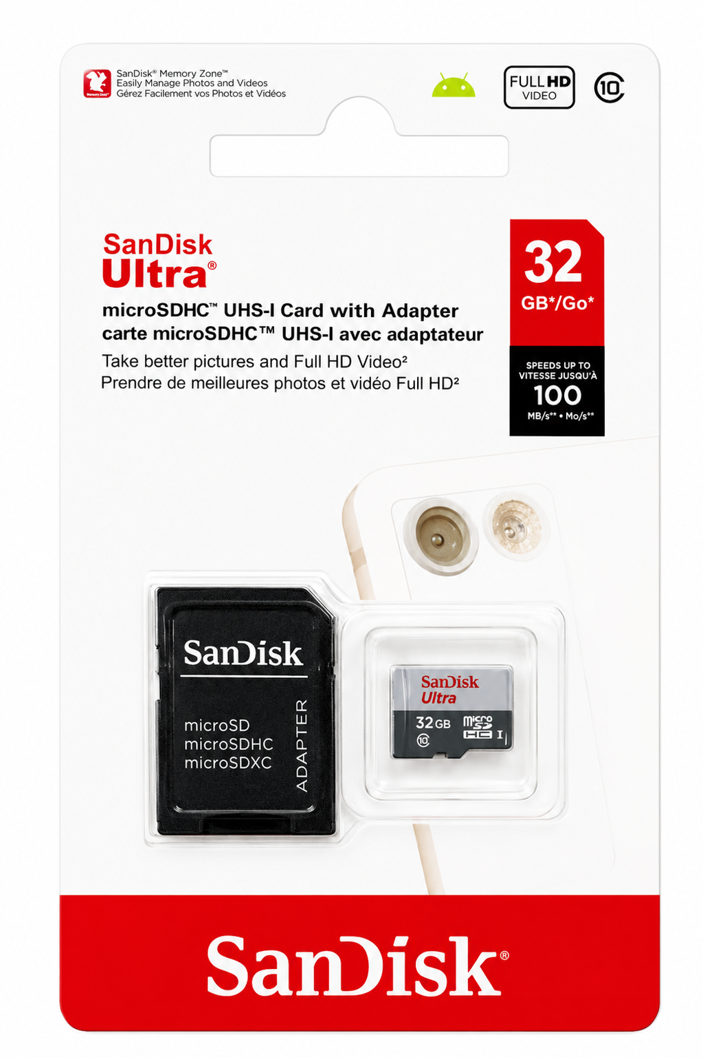 MEMORIA MICRO SD 32GB CLASE 10