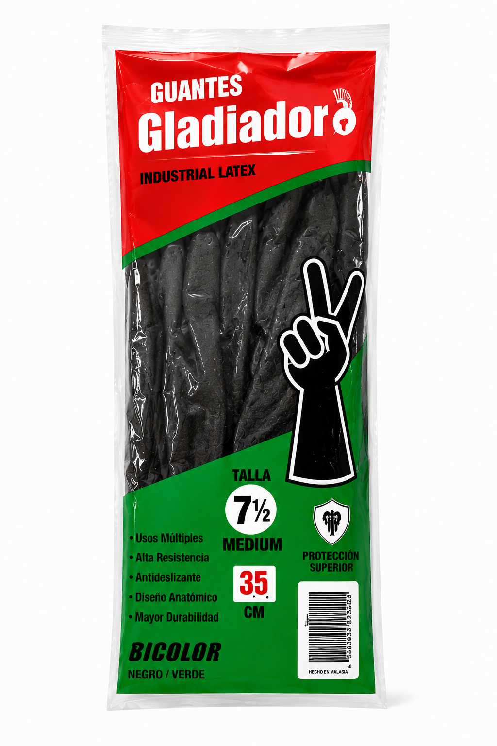 GUANTE INDUSTRIAL CALIBRE 35 TALLA 71/2