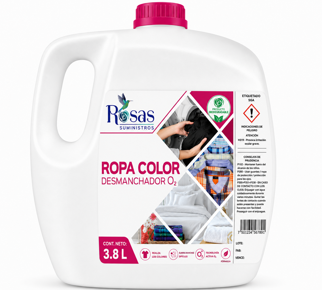 ROPA COLOR DESMANCHADOR ROPA GALON