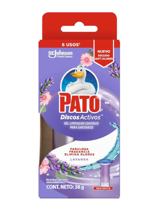 DESINFECTANTE INODOROS PATO TANQUE REPUESTO GEL