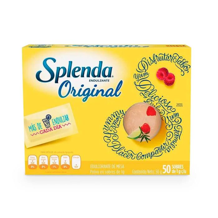 ENDULZANTE SPLENDA CAJA *50 SOBRES