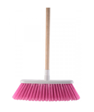 ESCOBA WM DURA CON CABO DE MADERA 1,20CM