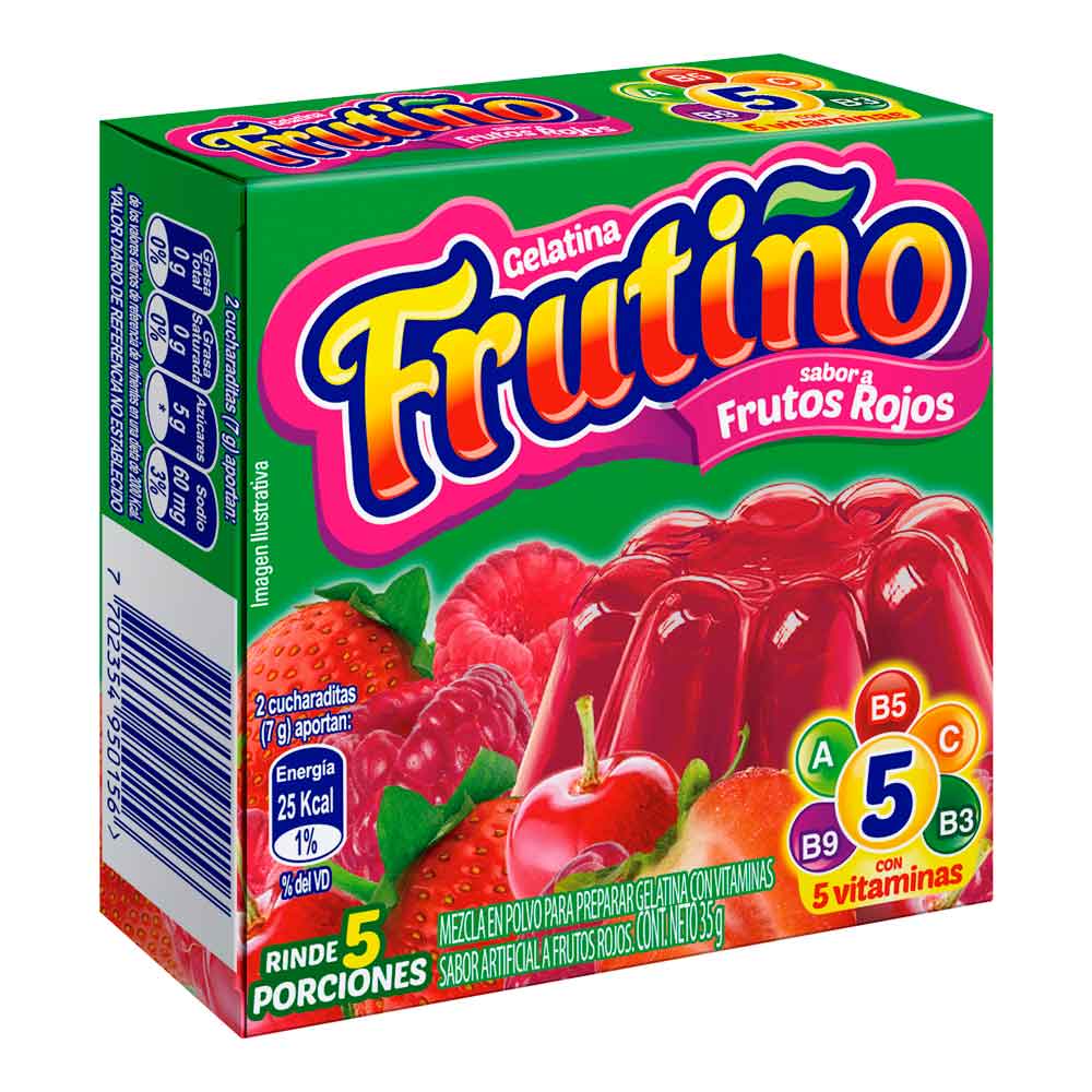 GELATINA FRUTOS ROJOS *120GR