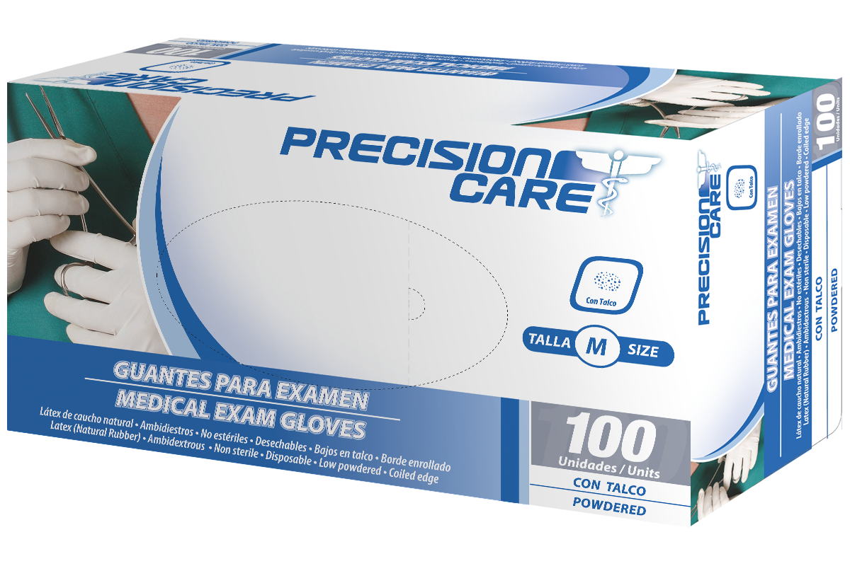 GUANTE LATEX PRECISION CARE