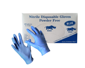 GUANTE NITRILO AZUL CAJA *50PARES