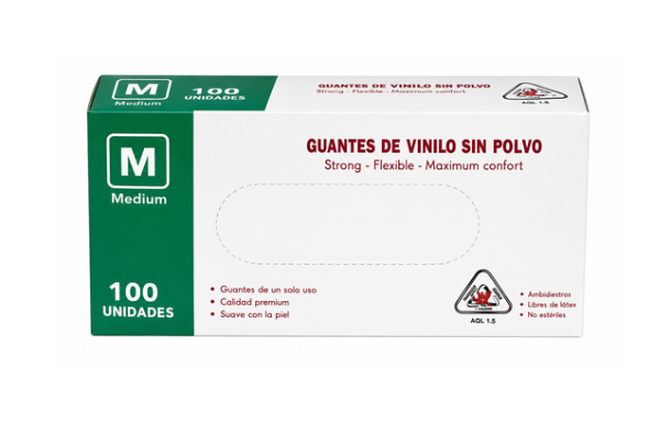 GUANTE VINILO CAJA *50PARES