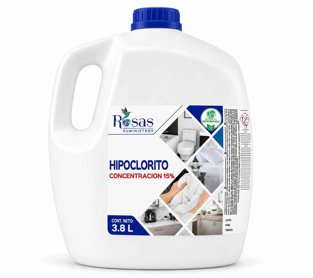 HIPOCLORITO AL 15% GALON