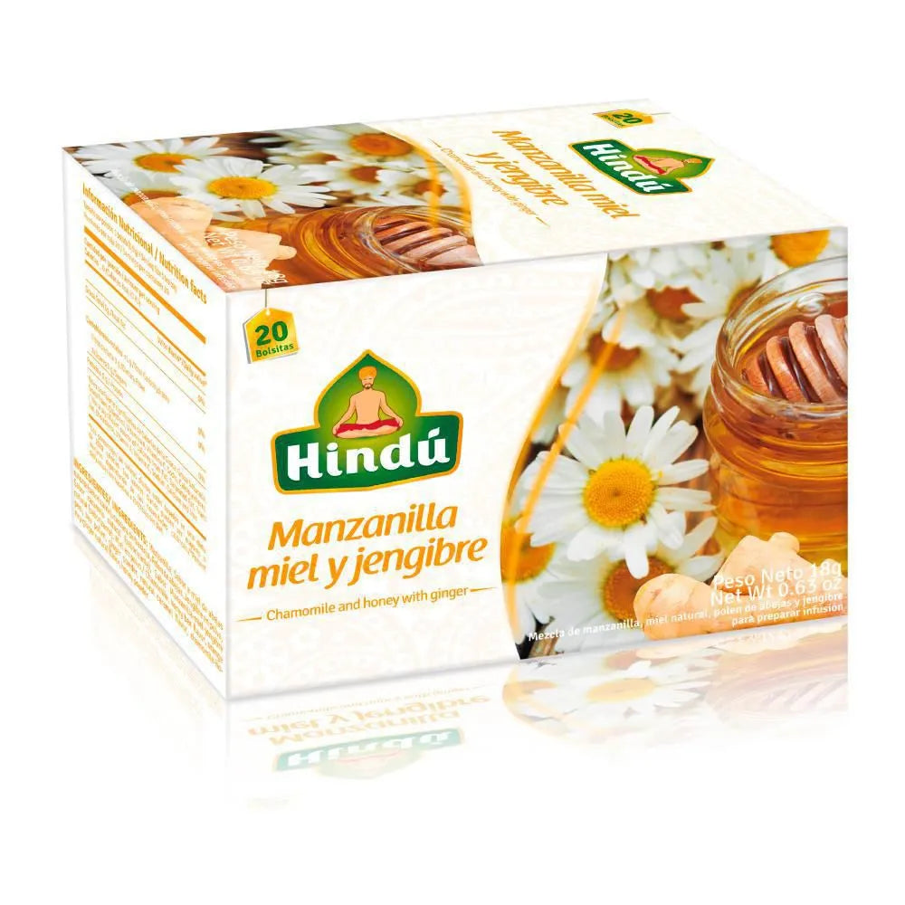 INFUSION HINDU MIEL Y JENGIBRE CAJA *20 SOBRES