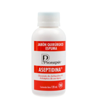 JABON QUIRURGICO FRASCO CLORHEXIDINA *120ML