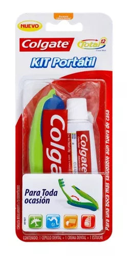 KIT VIAJERO: CREMA DENTAL COLGATE PERSONAL 22ML + CEPILLO ESCUALIZABLE