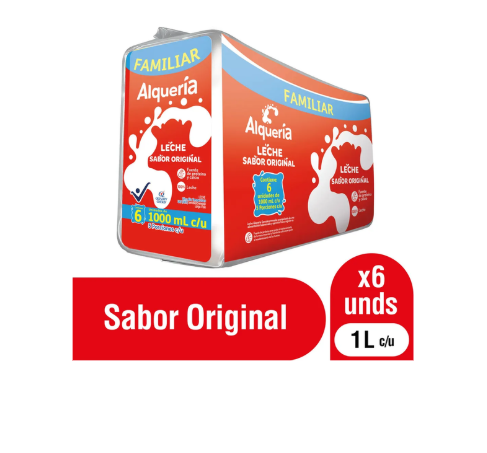 LECHE ALQUERIA ORIGINAL *1000ML SIXPACK