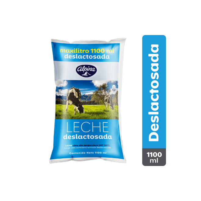 LECHE DESLACTOSADA ALPINA *1.100ML