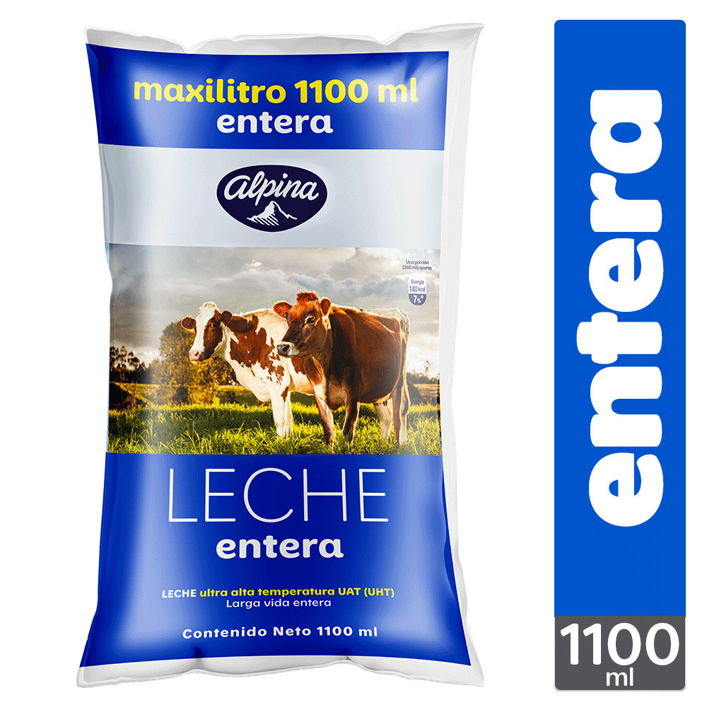 LECHE ENTERA ALPINA *1.100ML